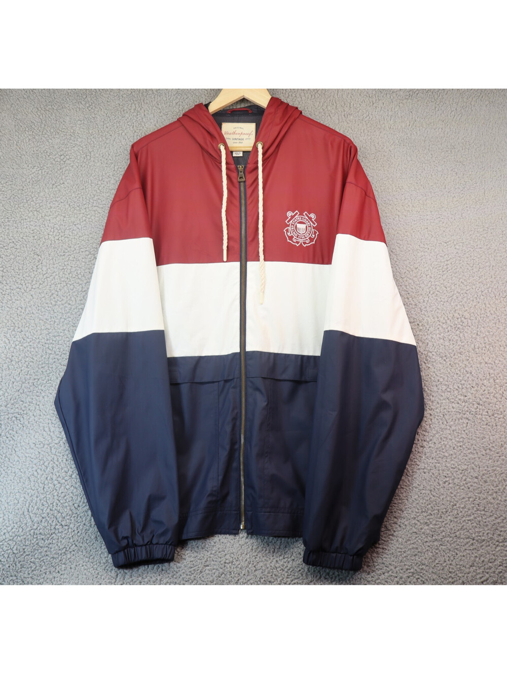 Original Weatherproof hooded rain jacket Coast Guard 2XL